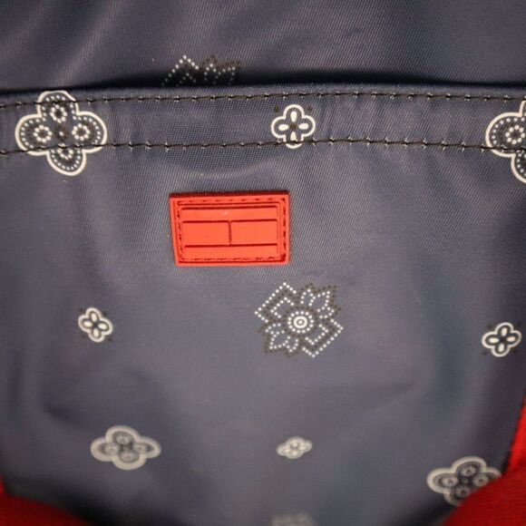 Tommy Hilfiger 69J6552 420 Unisex Large Navy/Red Travel Weekender Duffle Bag - Picture 10 of 11